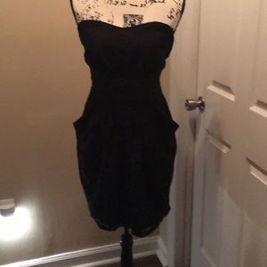 Black lace dress
